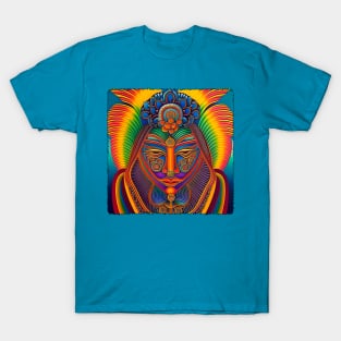 New World Gods (9) - Mesoamerican Inspired Psychedelic T-Shirt